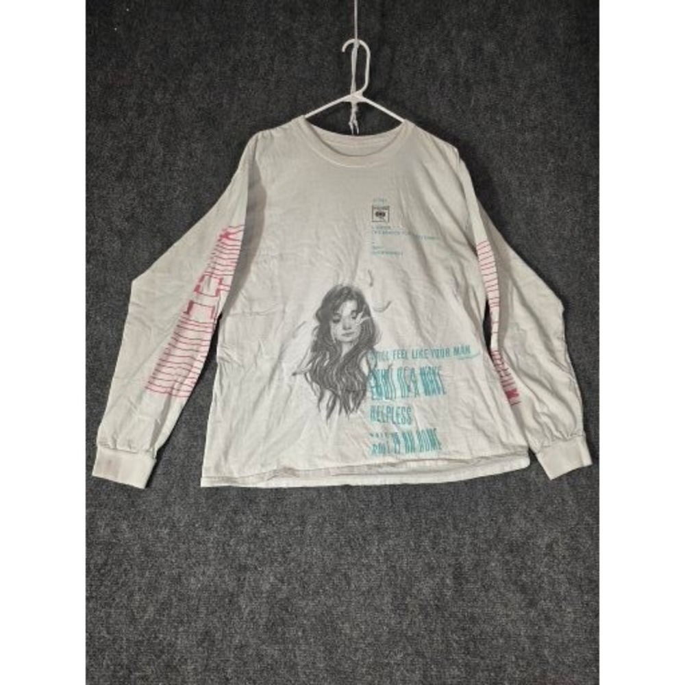 John Mayer The Search For Everything Wave Two Tour Long Sleeve Shirt White Large